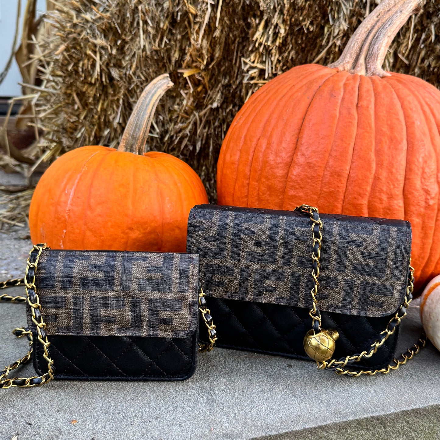 Black Quilted Mini Fifi Crossbody Waist Bag