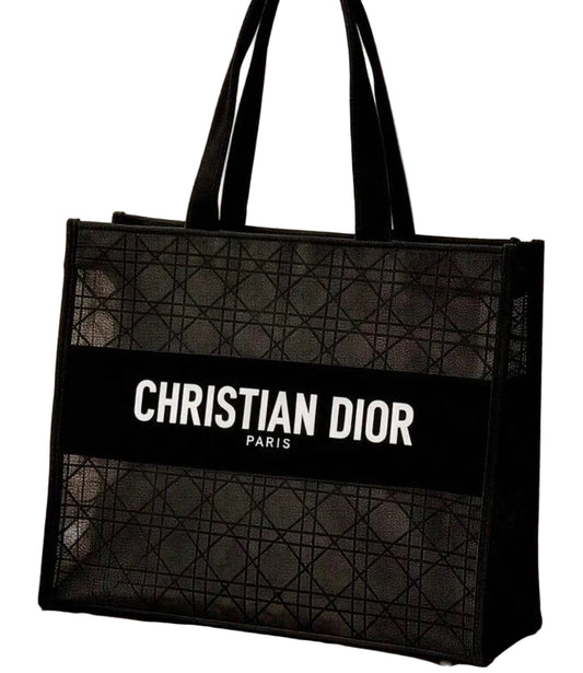 Miss Avenue Noir - Tote Black Beach Travel Bag