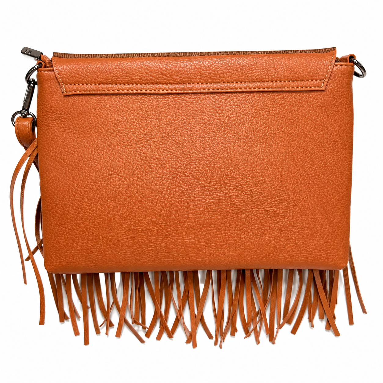 Brown Fringe Gigi Crossbody Bag