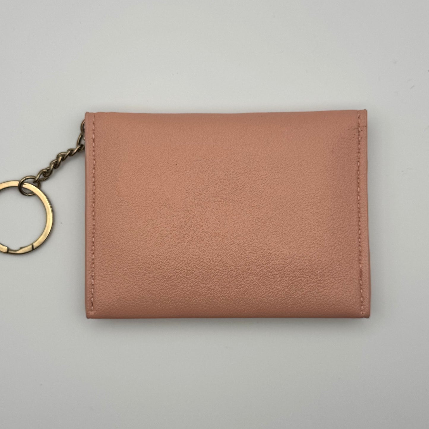 Pink Keychain Cardholder In Mono Lulu
