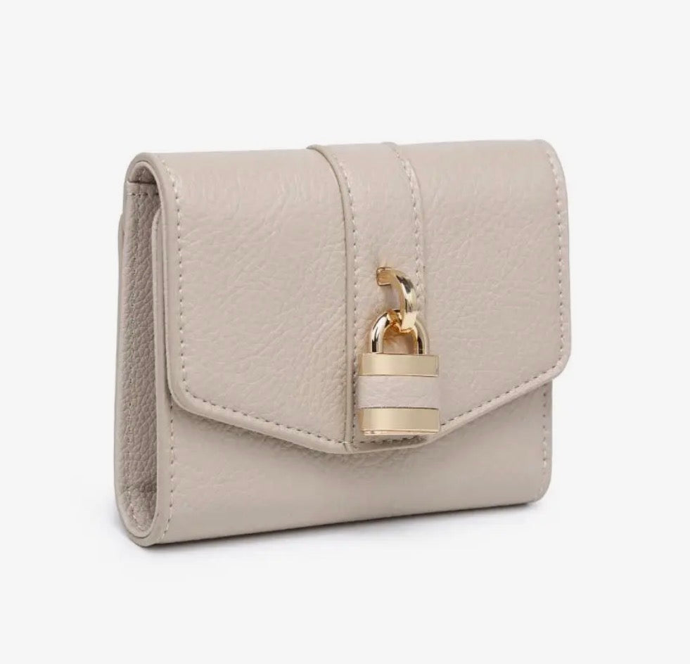 Miss Cami Padlock Compact Wallet