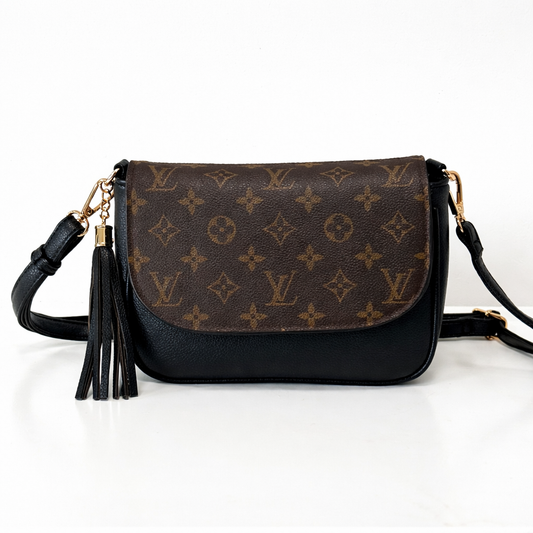 Preorder Miss Iconic - Black Lulu Iconic Flap Crossbody